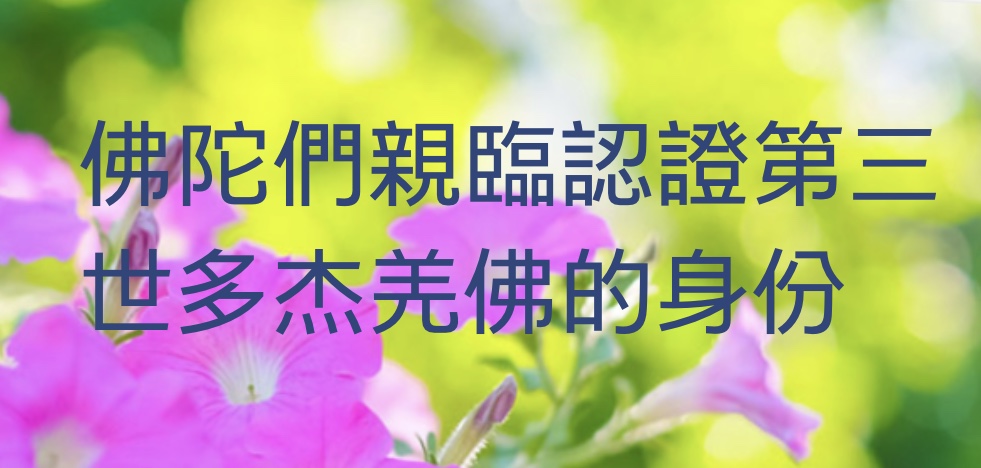 第三世多杰羌佛 第三世多杰羌佛