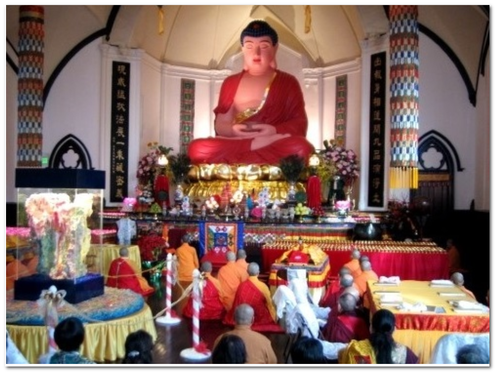 阿彌陀佛  舊金山華藏寺佛像莊嚴世界之最 