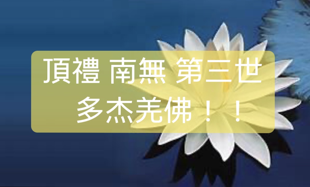 頂禮 南無 第三世多杰羌佛！！