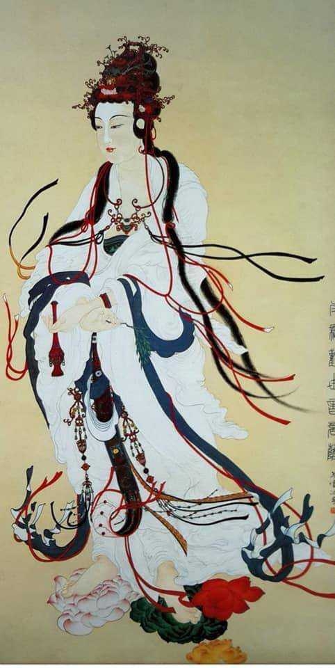 維摩說妙門 義雲高大師游絲派水墨畫