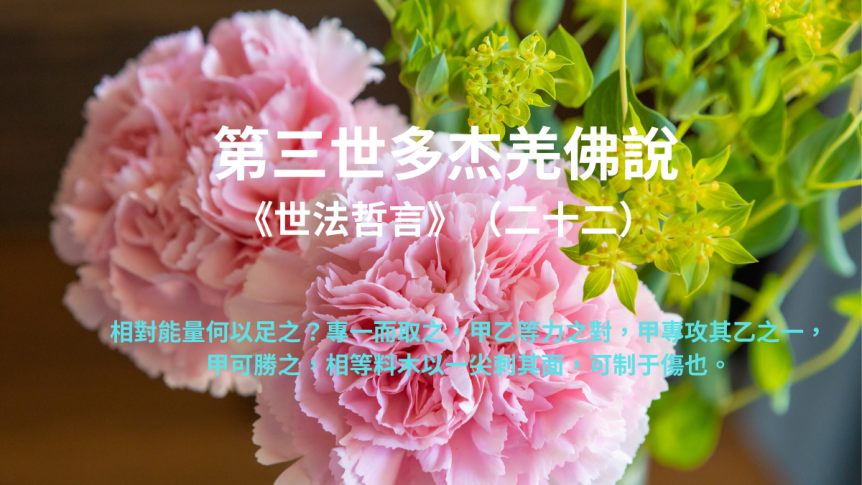 第三世多杰羌佛說《世法哲言》（二十二）